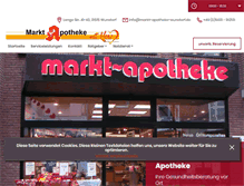 Tablet Screenshot of markt-apotheke-wunstorf.de